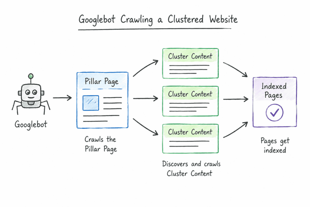 fadooseo_googlebot crawling and clustured websites